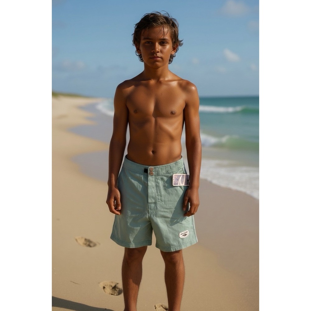 Y2K WORLD TOUR AUSTRALIA VINTAGE NEW RIP CURL 2000 TRUNKS SHORTS 12 LOGO
